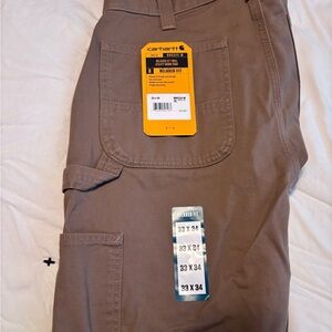 NWTCarhartt Men's Relaxed Fit Brown Pants